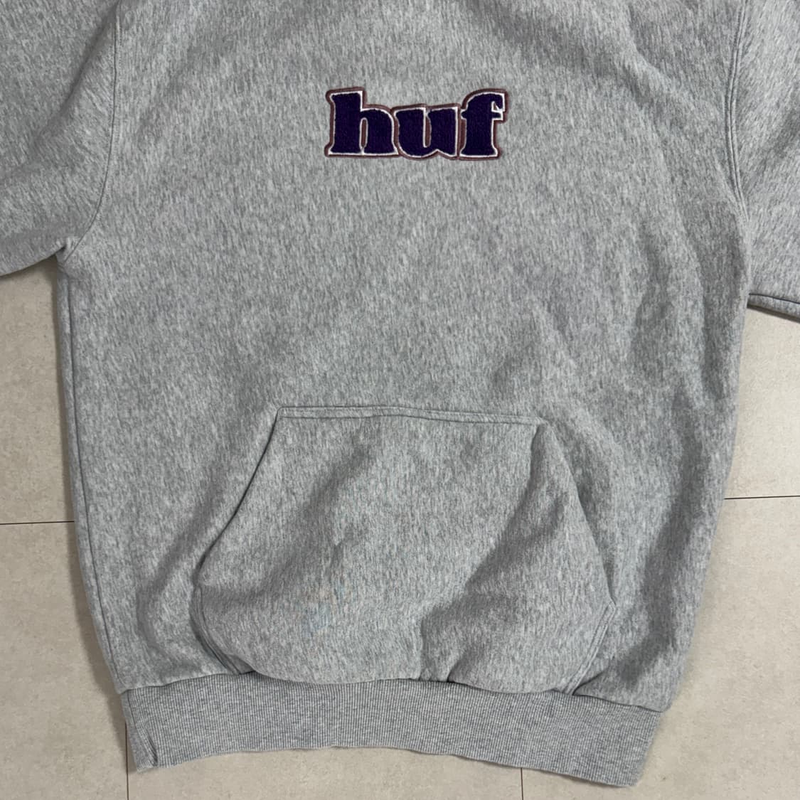 huf 그레이 후드티 상품이미지2