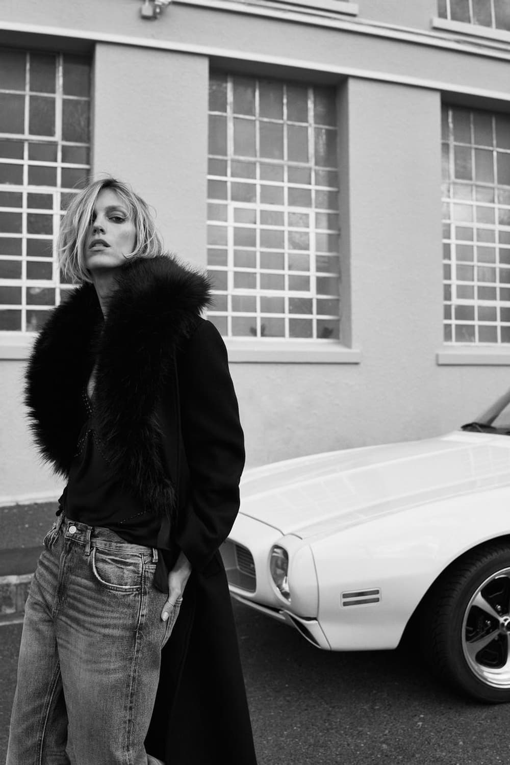 자라 이탈리안 패브릭 MANTECO 라인 여성코트  상품이미지5