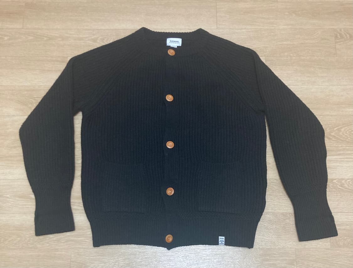 커버낫 라운드넥 울 가디건 100 상품이미지1