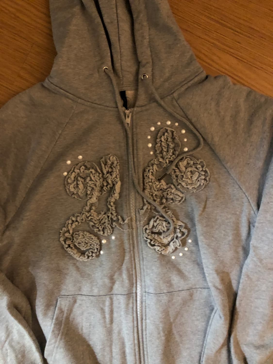 플레어업 후드집업 그레이 상품이미지3