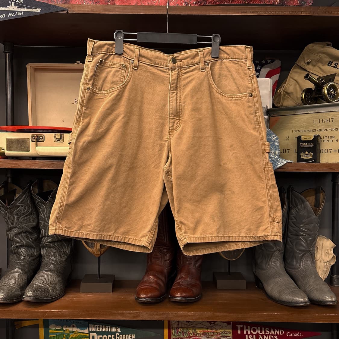 00s 칼하트 덕캔버스 카펜터 워크 하프팬츠 N1114   상품이미지1