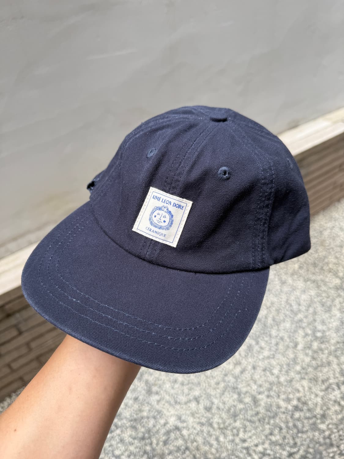 [OS] 에임레온도르 아티스트 햇 볼캡 네이비 상품이미지1
