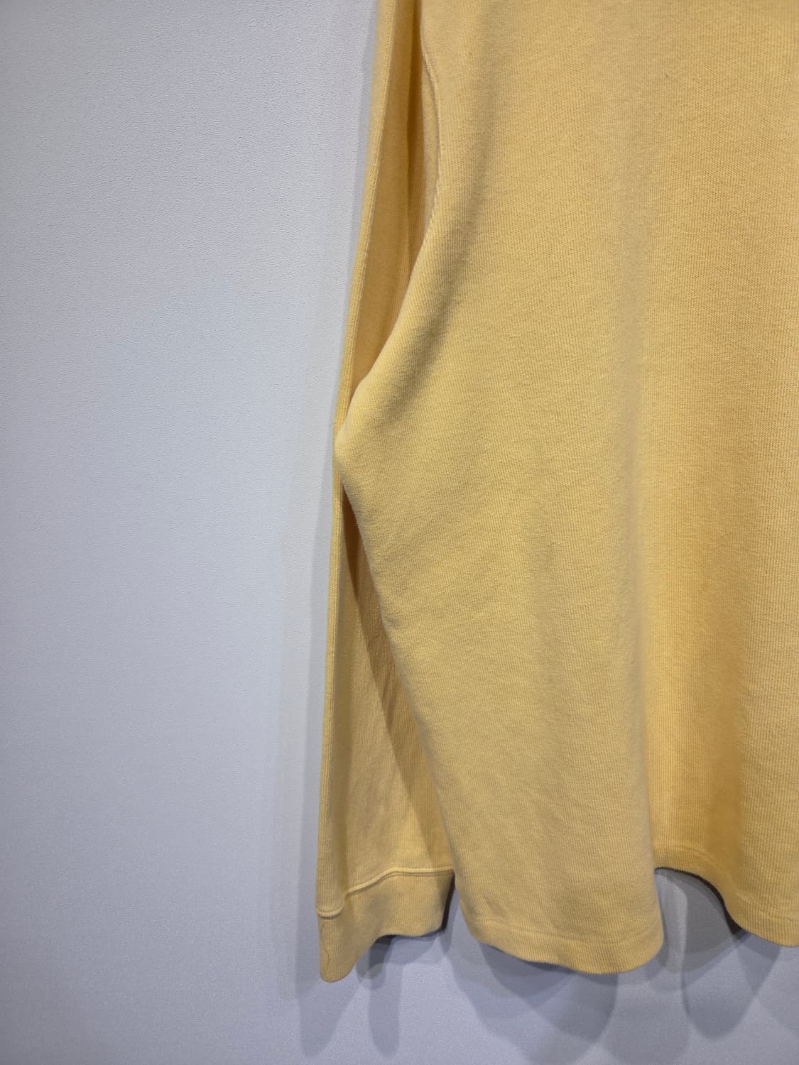 폴로 랄프로렌 코튼 옐로우 하프집업 니트 상품이미지4