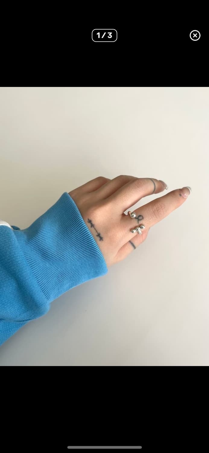 마지막재고🛫 CUCHARA CHICOS MELT STERING RING 상품이미지1