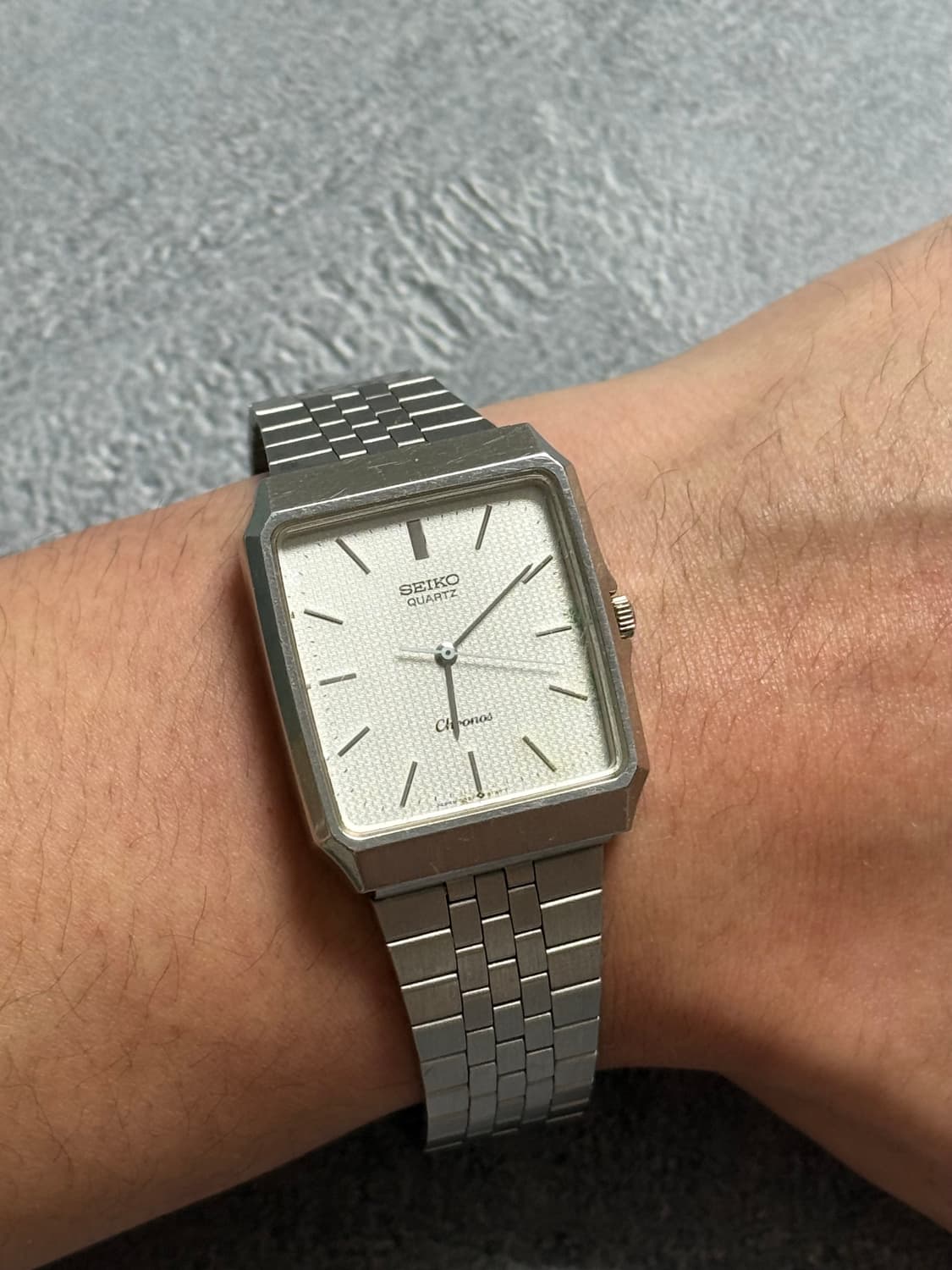 세이코 Seiko Chronos 쿼츠 스퀘어 상품이미지7