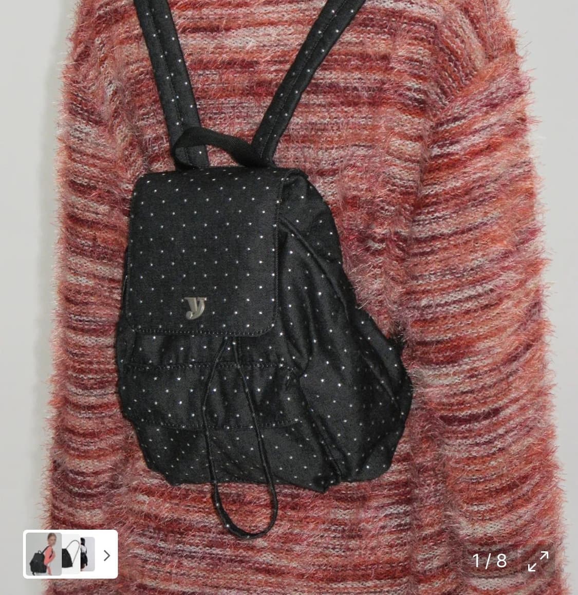 여밈 미니 도트 백팩 mini day backpack 상품이미지1