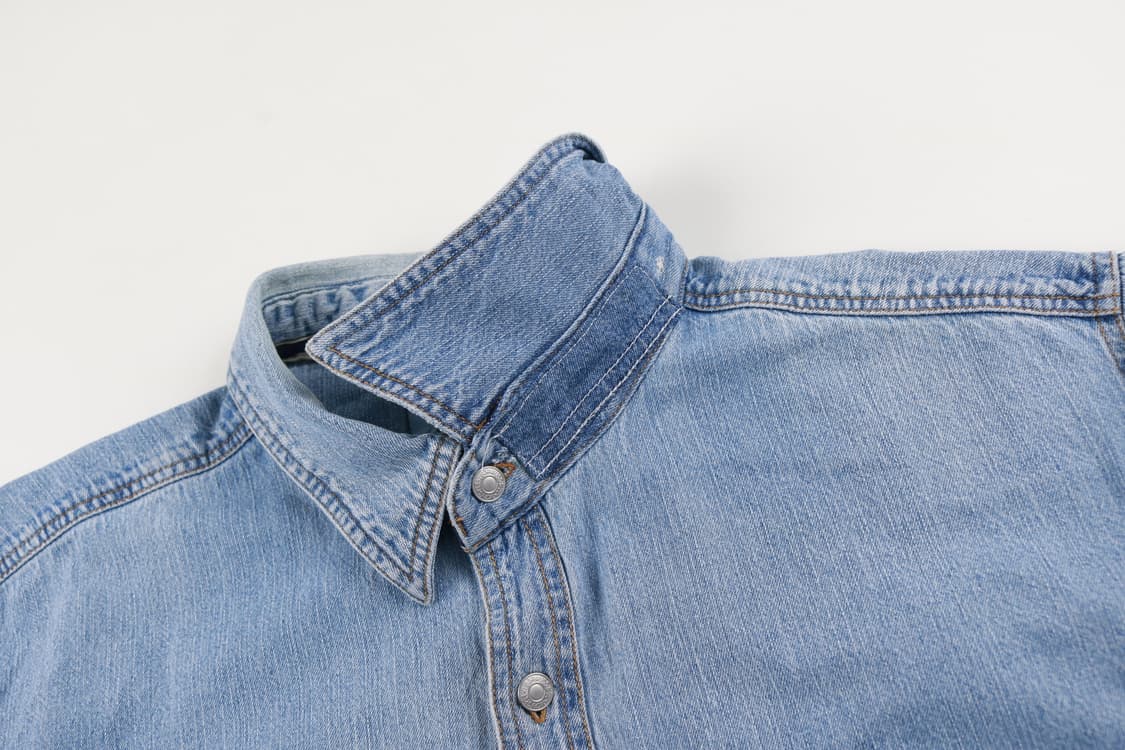 [XXL] 90's 리바이스 워싱 데님셔츠 상품이미지5