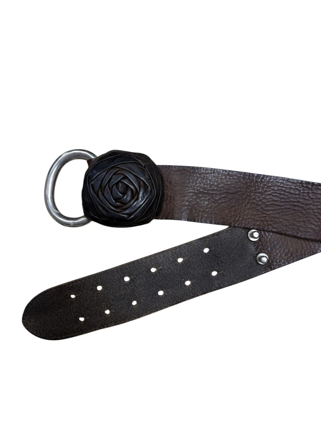 Hiroko koshino rose leather belt 상품이미지2