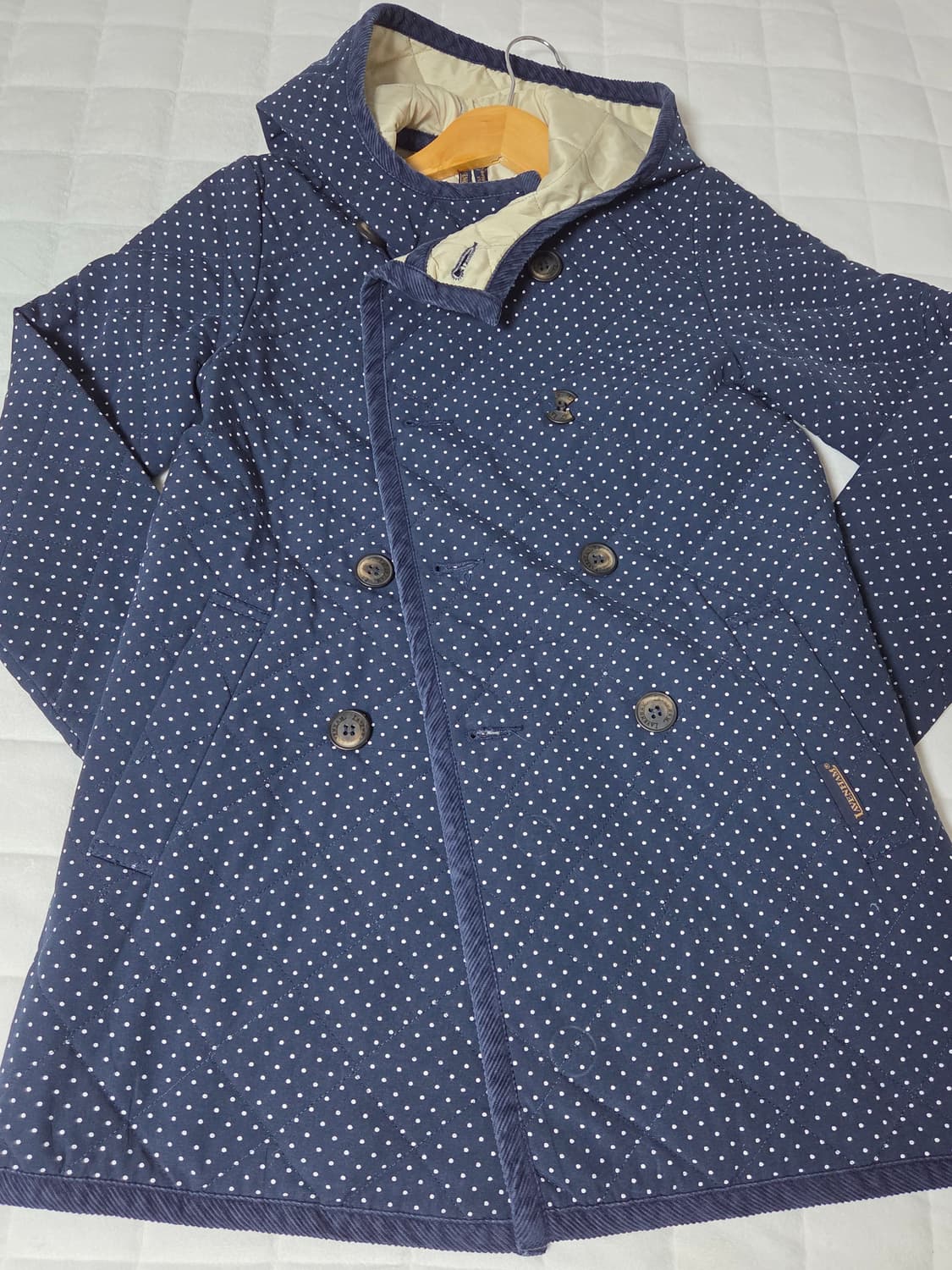 라벤햄 퀄팅 도트 자켓 도트 패딩 상품이미지2