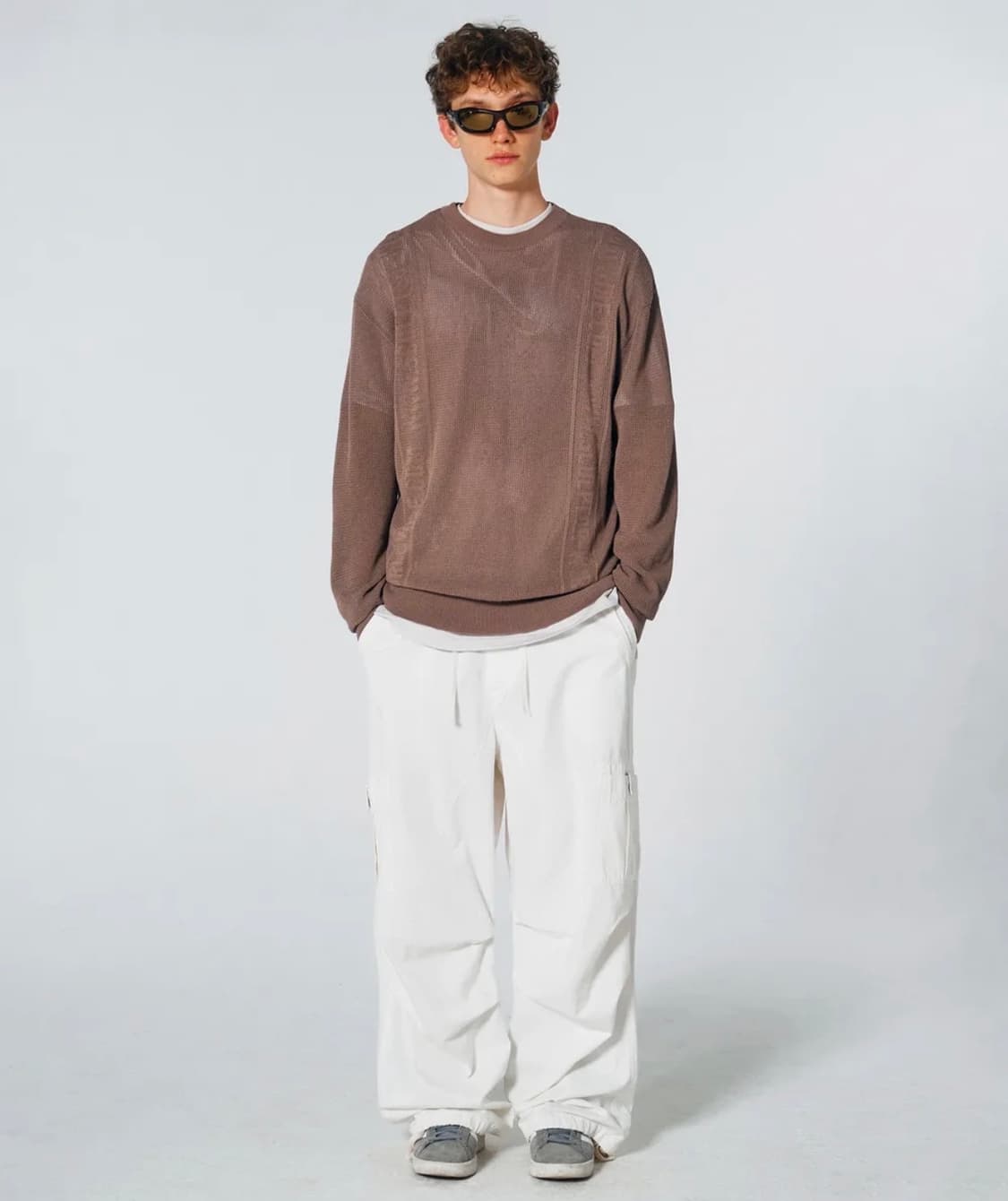 스컬프터 Wide Paratrooper Cargo Pants White 상품이미지2