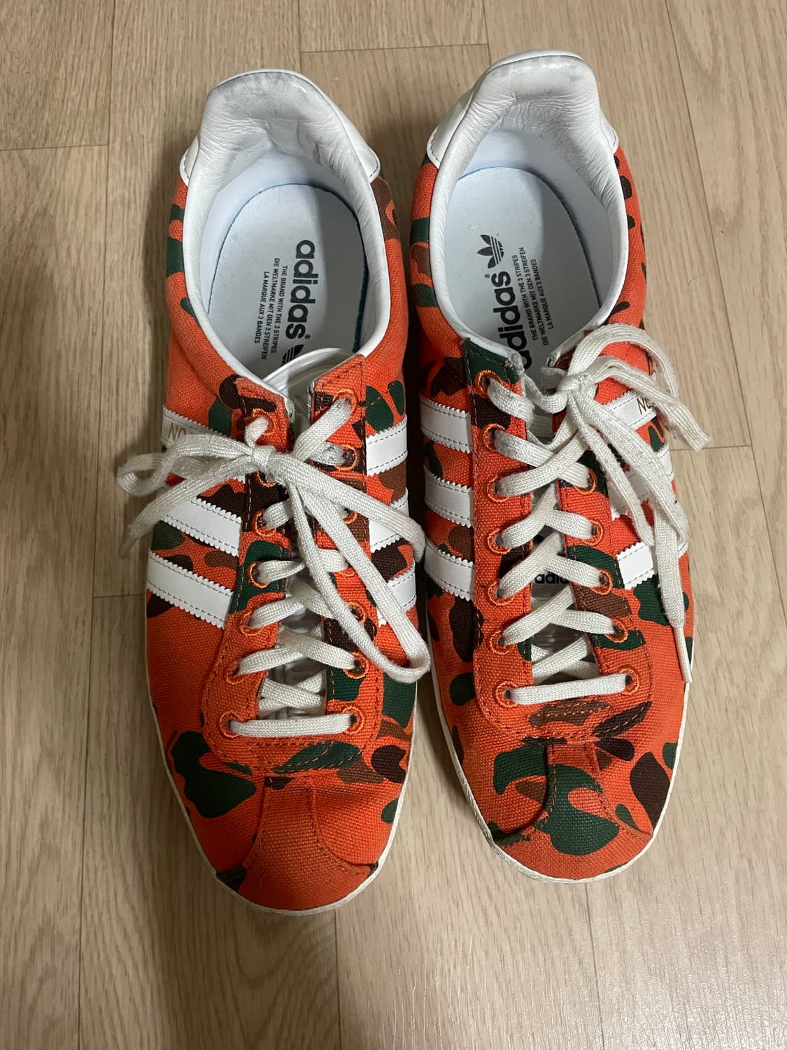 Adidas x Noah Gazelle OG Orange Camo 상품이미지2