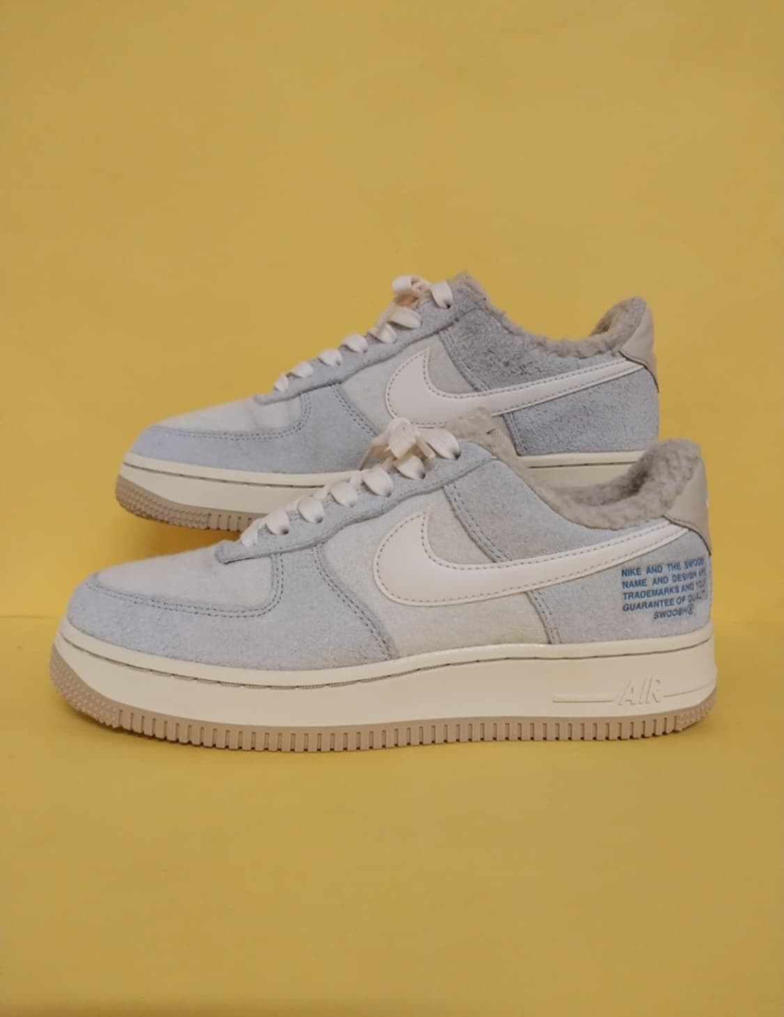 여성 나이키 에어포스 LV8 포톤 더스트 캐시미어 플리스 운동화 (240 상품이미지1