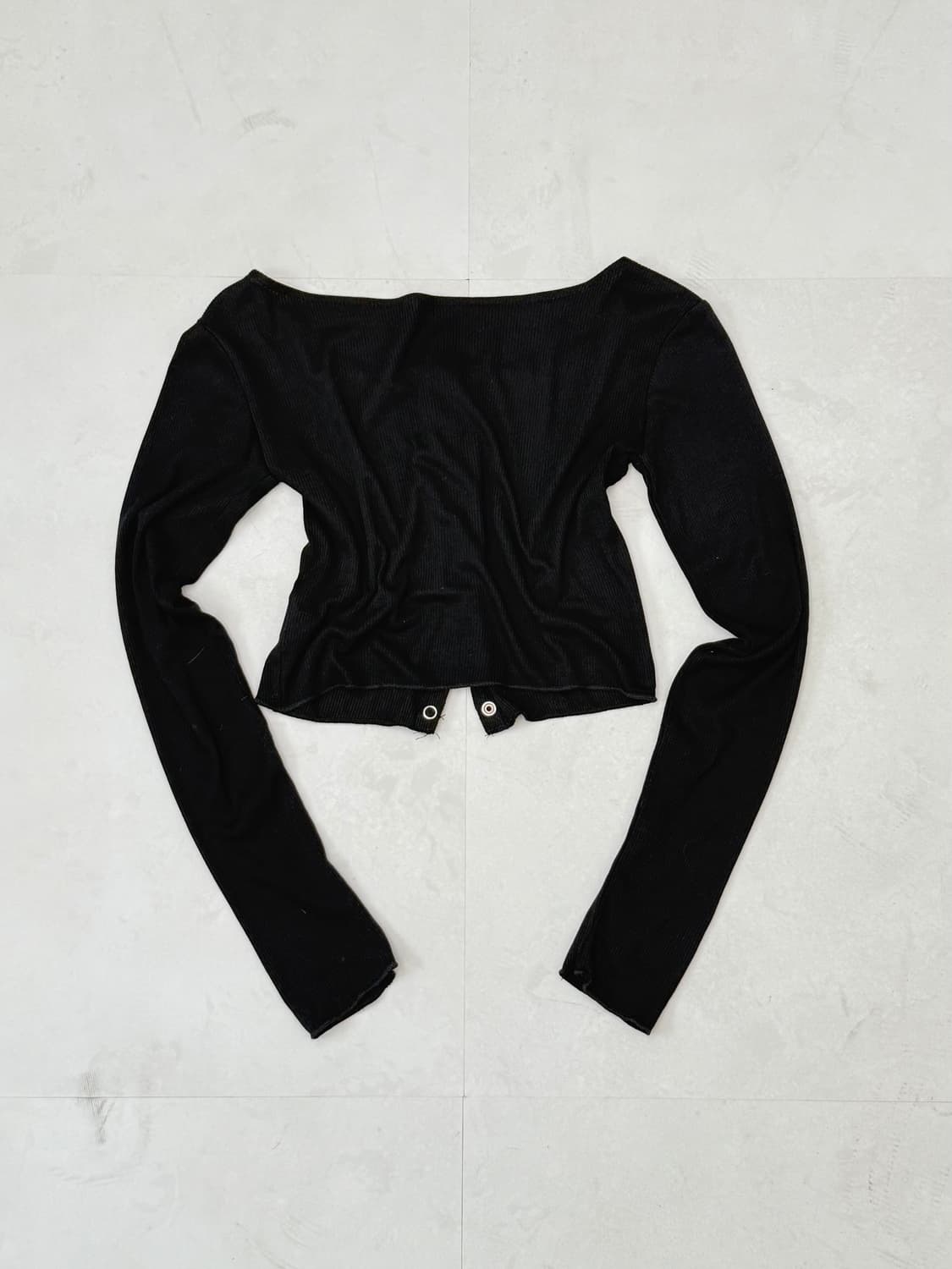 블랙 리벳 긴팔티  상품이미지5