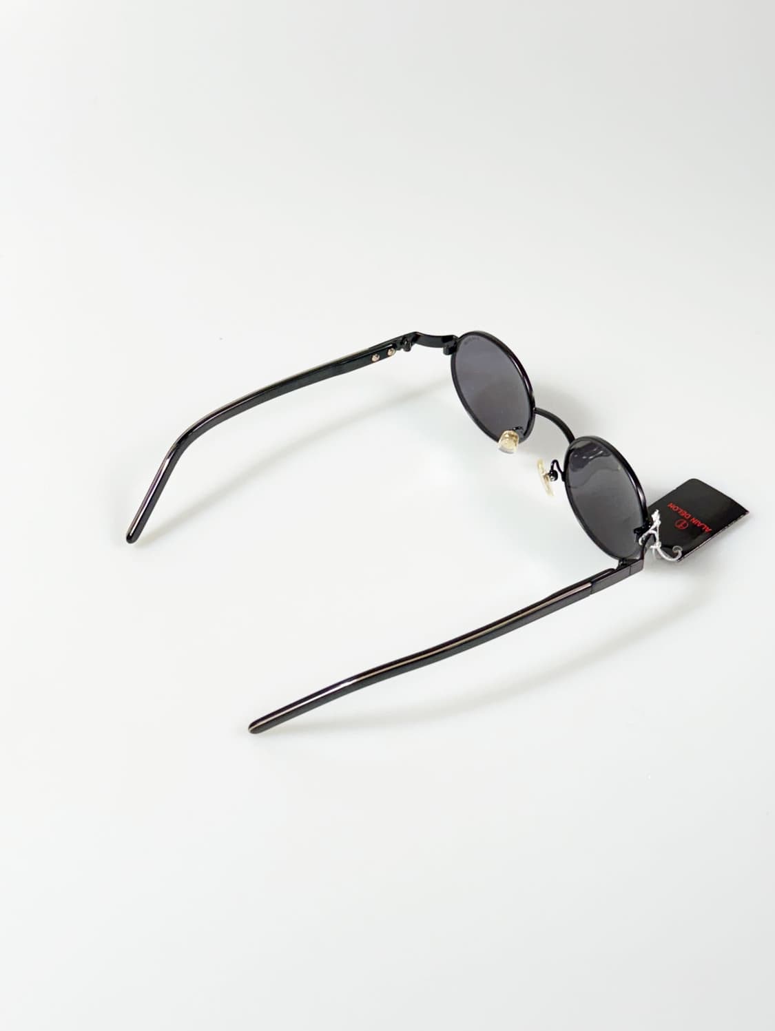 90s ALAIN DELON 알랭들롱 블랙 오벌 프레임 빈티지 선글라스 상품이미지4