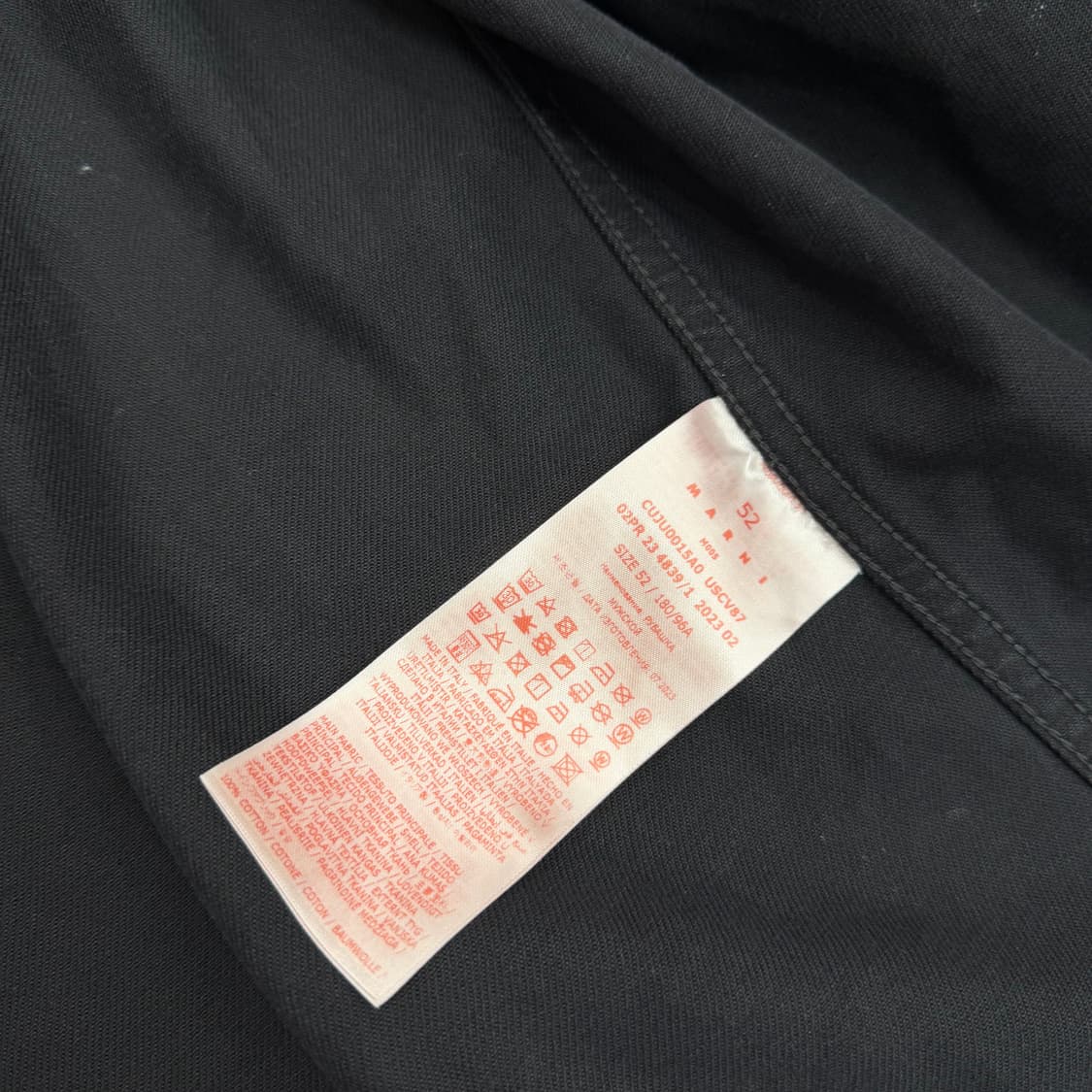 마르니 블랙데님 워싱 자켓 상품이미지2