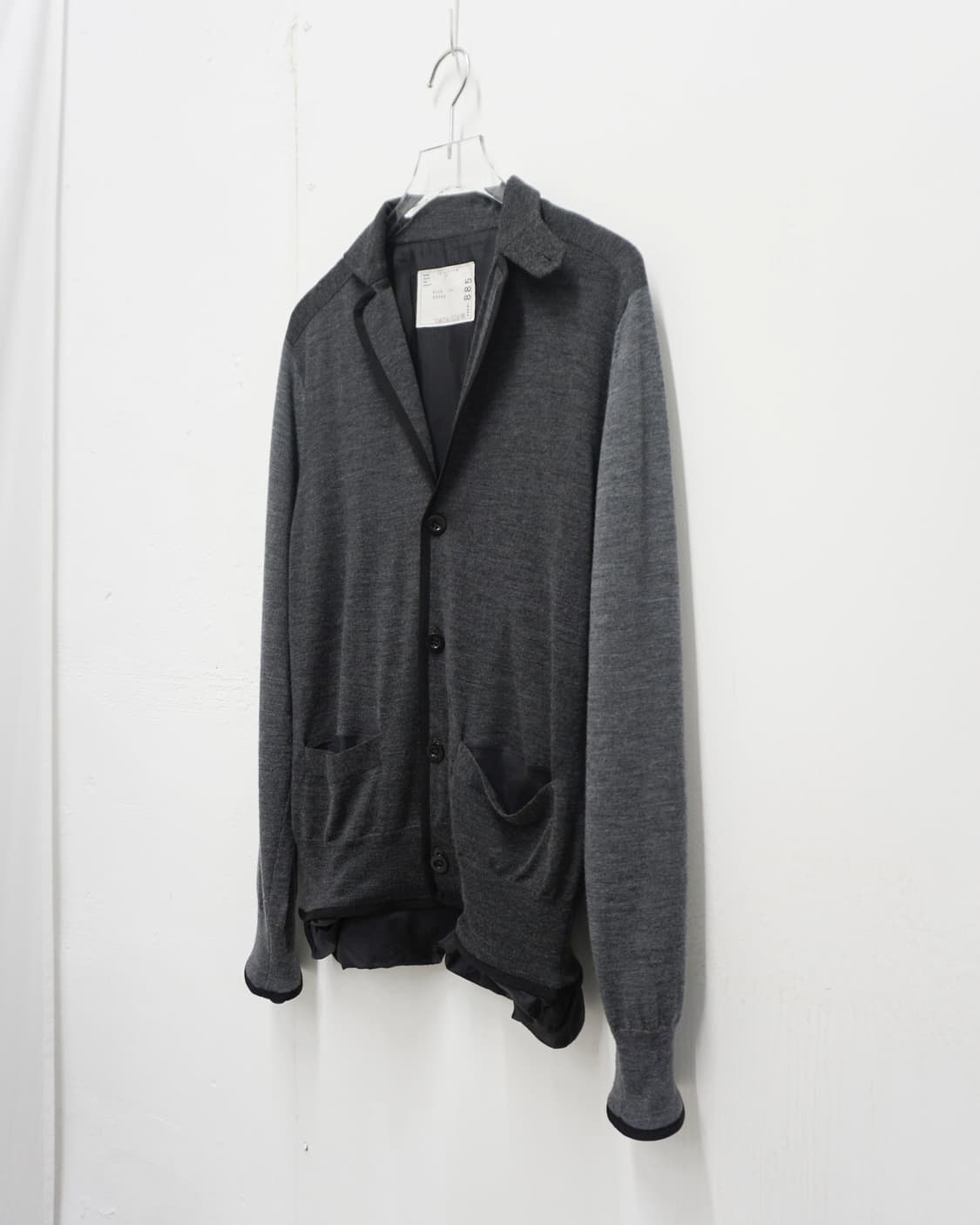 SACAI wool layered cardigan (unisex) 상품이미지2
