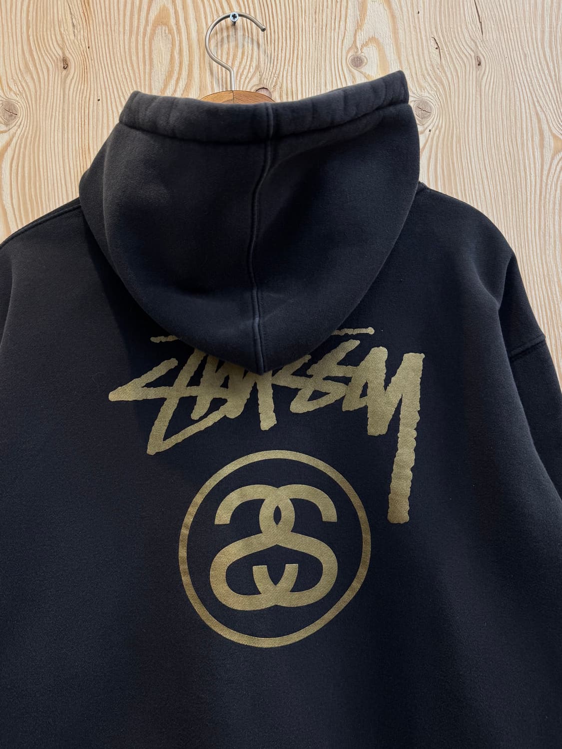 스투시 골드 그래픽 후드집업 상품이미지4