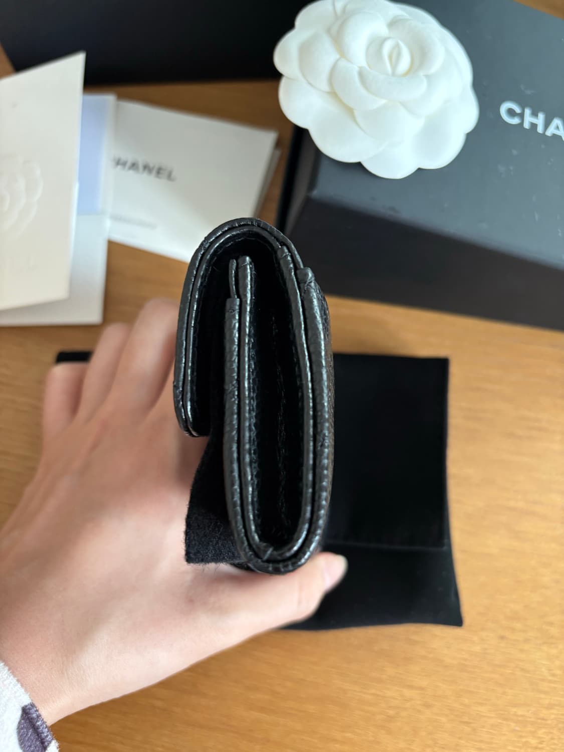 샤넬 카드지갑 은장 상품이미지5