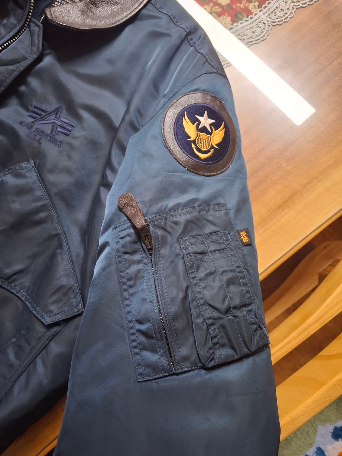 알파인더스트리 FLT45P 자켓 XL사이즈 판매합니다! 상품이미지3