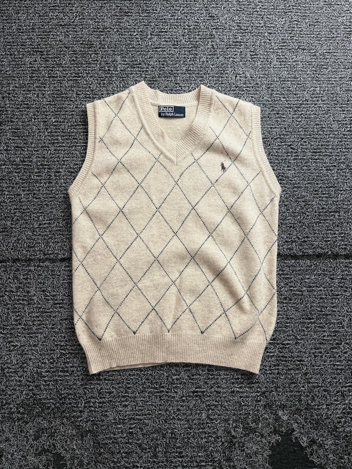 폴로 랄프로렌 포니로고 아가일 니트 베스트 3246 상품이미지2