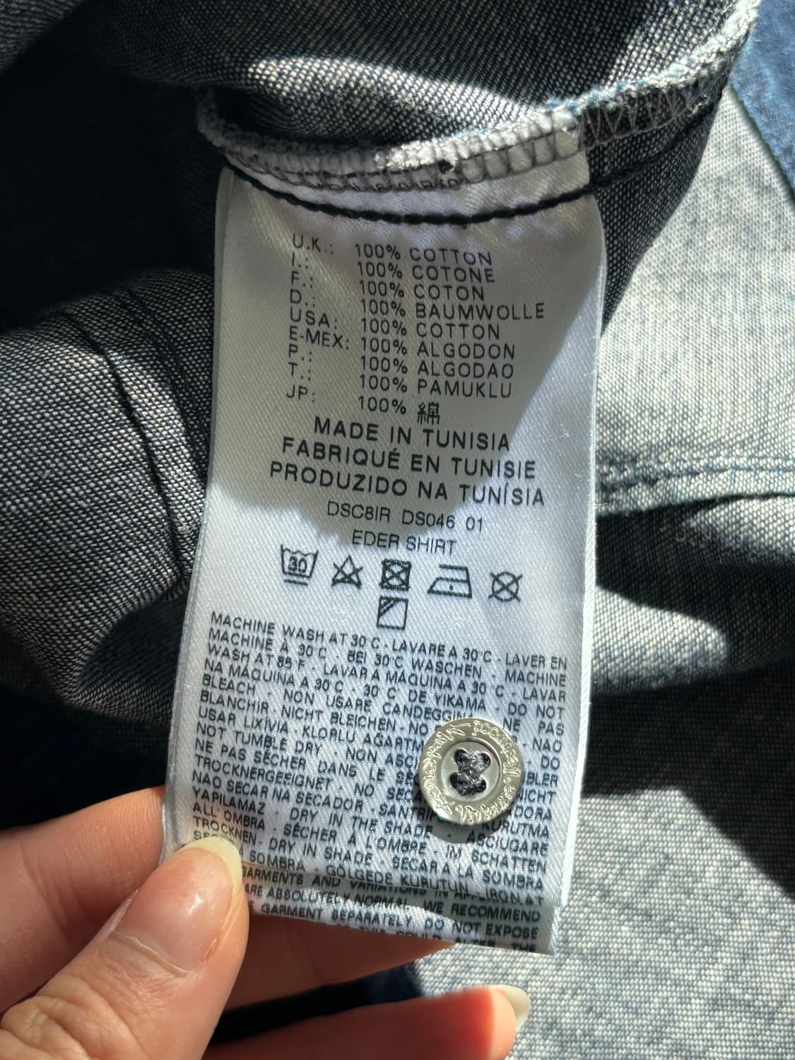 Vivienne Westwood 비비안웨스트우드 데님 셔츠 상품이미지10