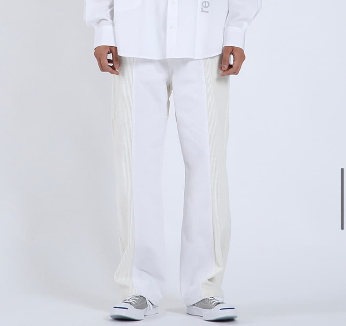 NOMANUAL D.T Pants white  상품이미지1