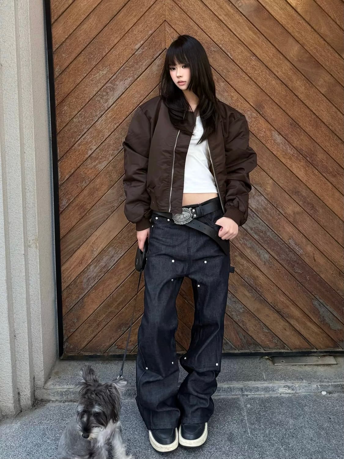 와이드 카고 데님 팬츠 상품이미지2