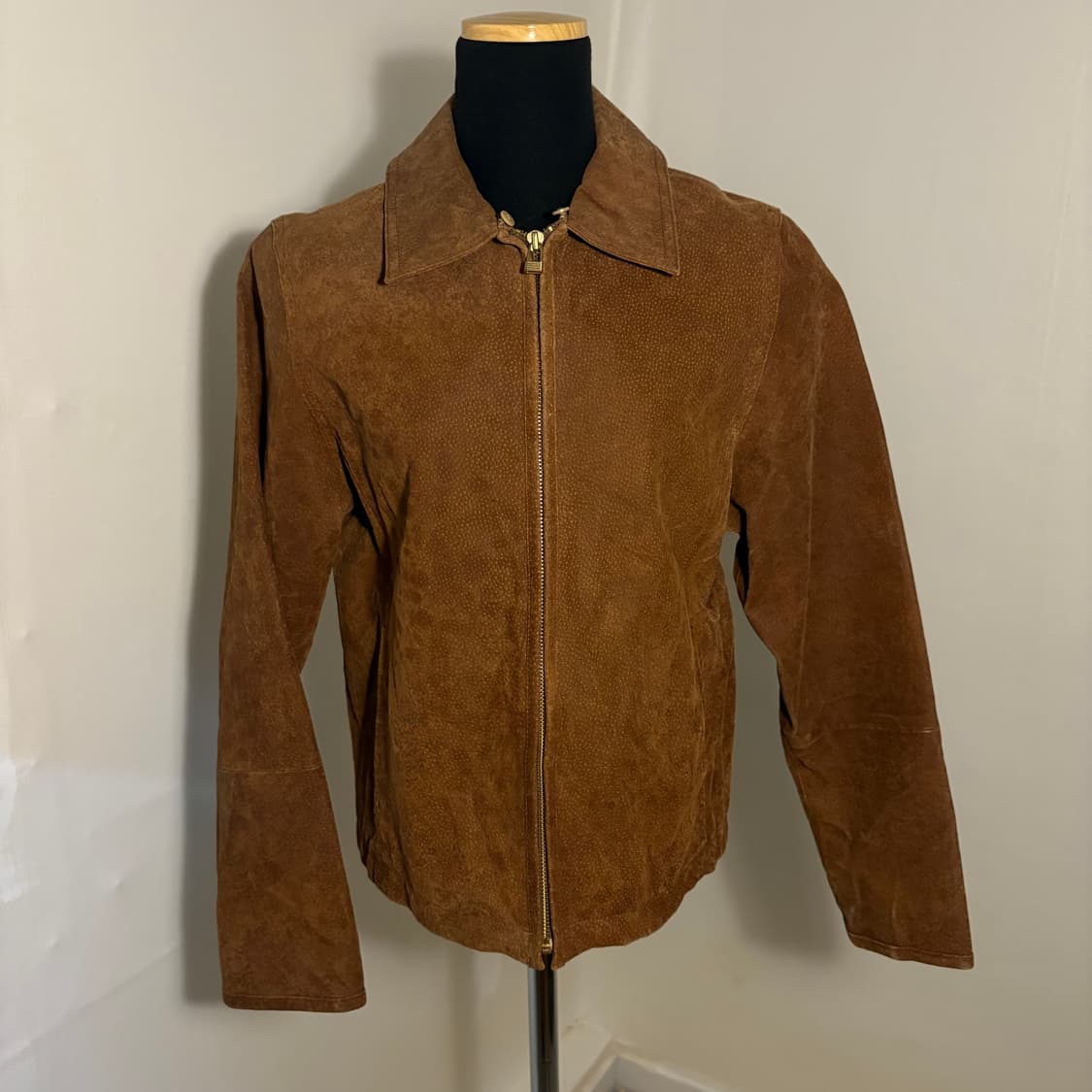 빈티지 너구리털 돈피 돼지가죽 스웨이드 모피 가죽 자켓 상품이미지4