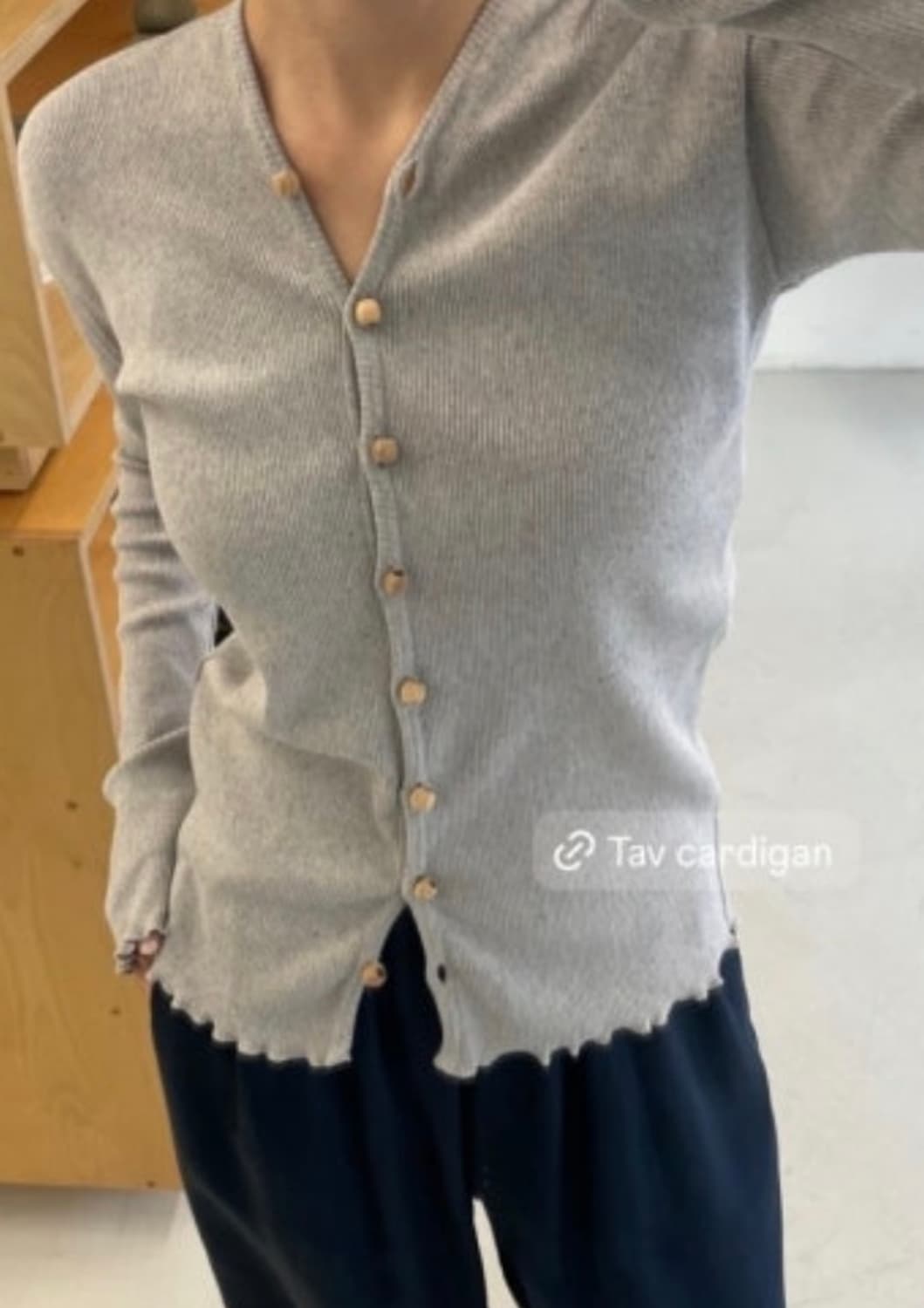 베이스레인지 타브 가디건 상품이미지2