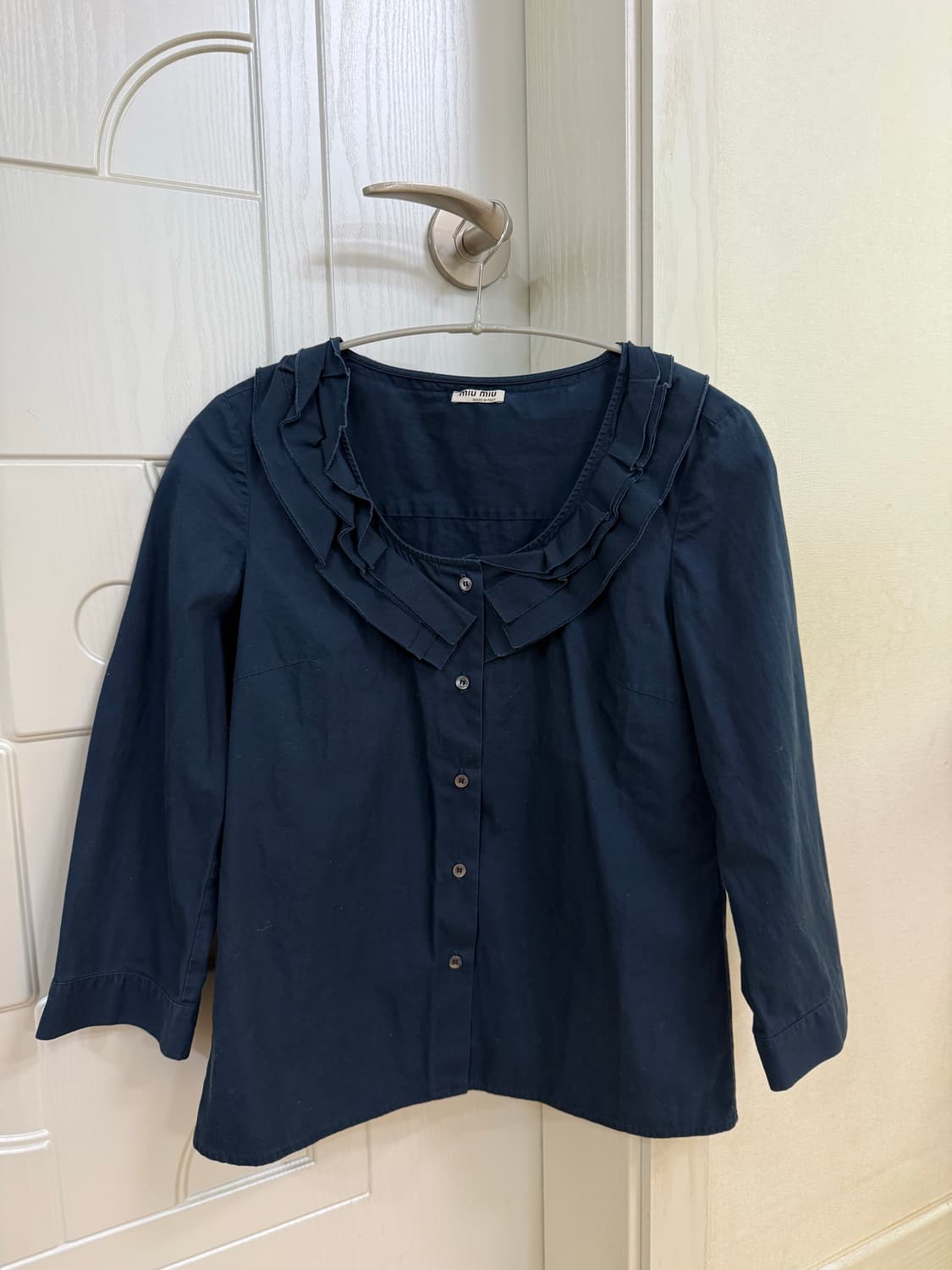 미우미우 7부 블라우스 상품이미지1