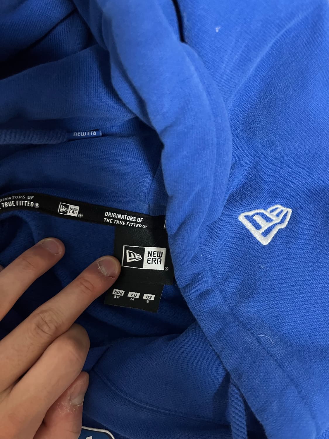 뉴에라 블루 후드티 상품이미지2