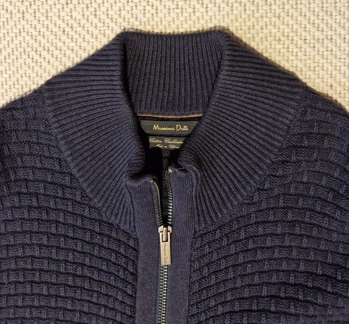 마시모두띠 코튼 캐시미어 집업 가디건 XL  상품이미지2