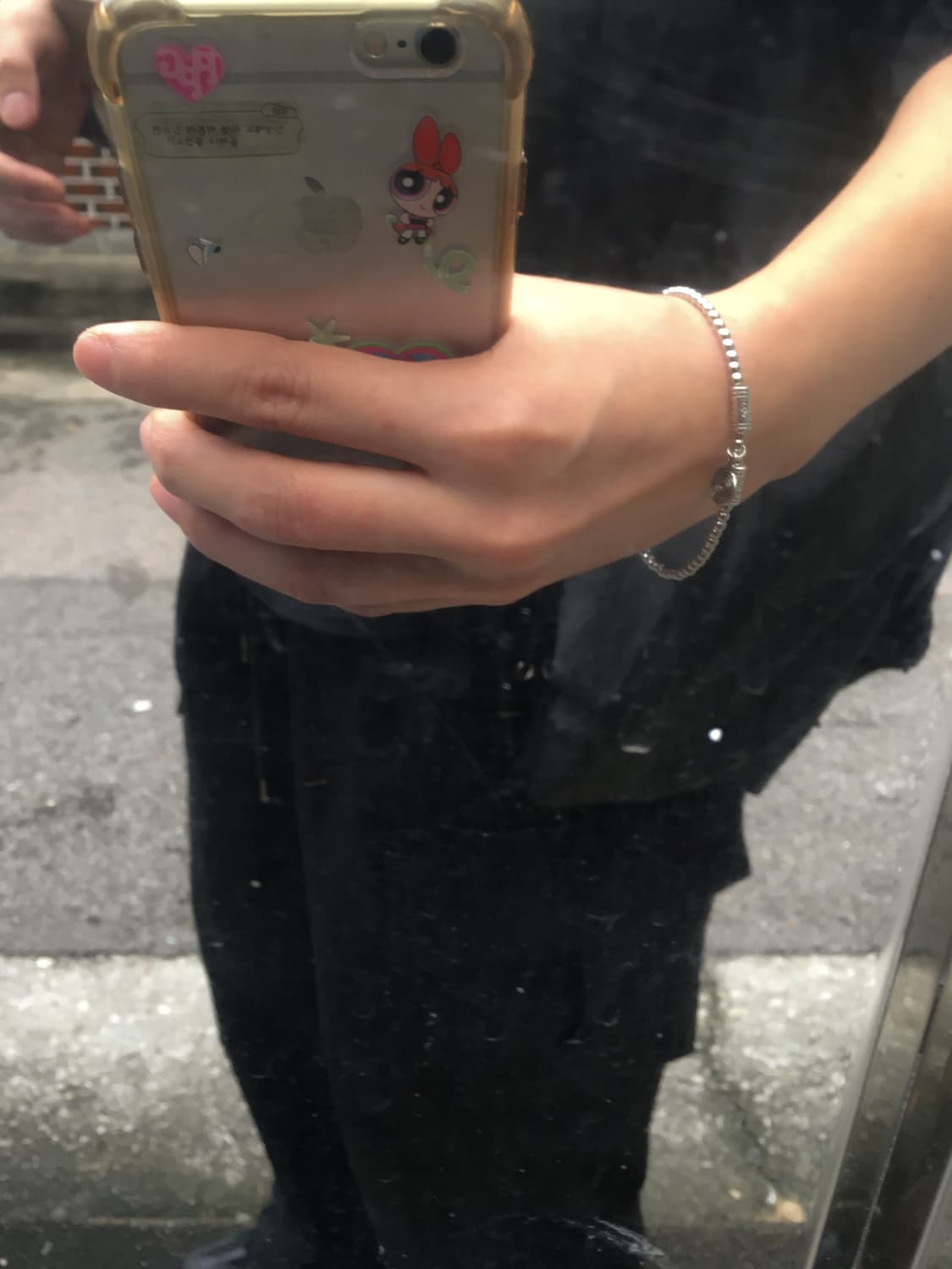 silver circle bracelet 상품이미지4
