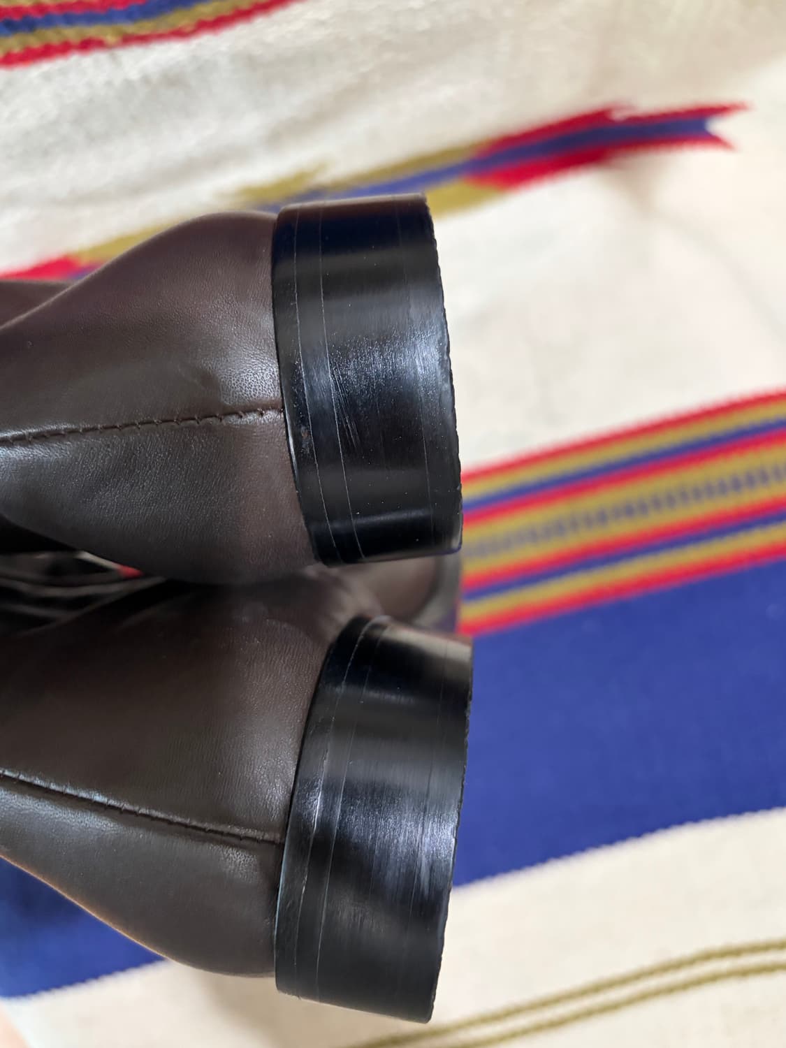 EDWARD 제팬 레더 드레이프 셔링 부츠 상품이미지4