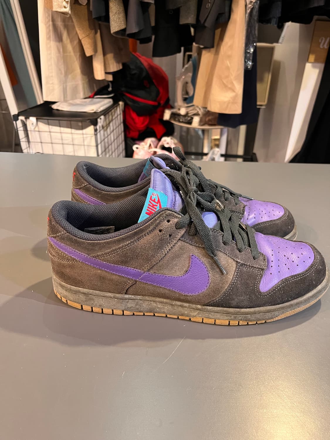 나이키 덩크 CL 뉴스프린트 바시티 퍼플 상품이미지3