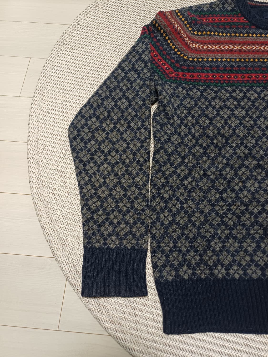 타미힐피거 빈티지 페어아일 울 블렌드 스웨터 (여성 루즈핏) 상품이미지4