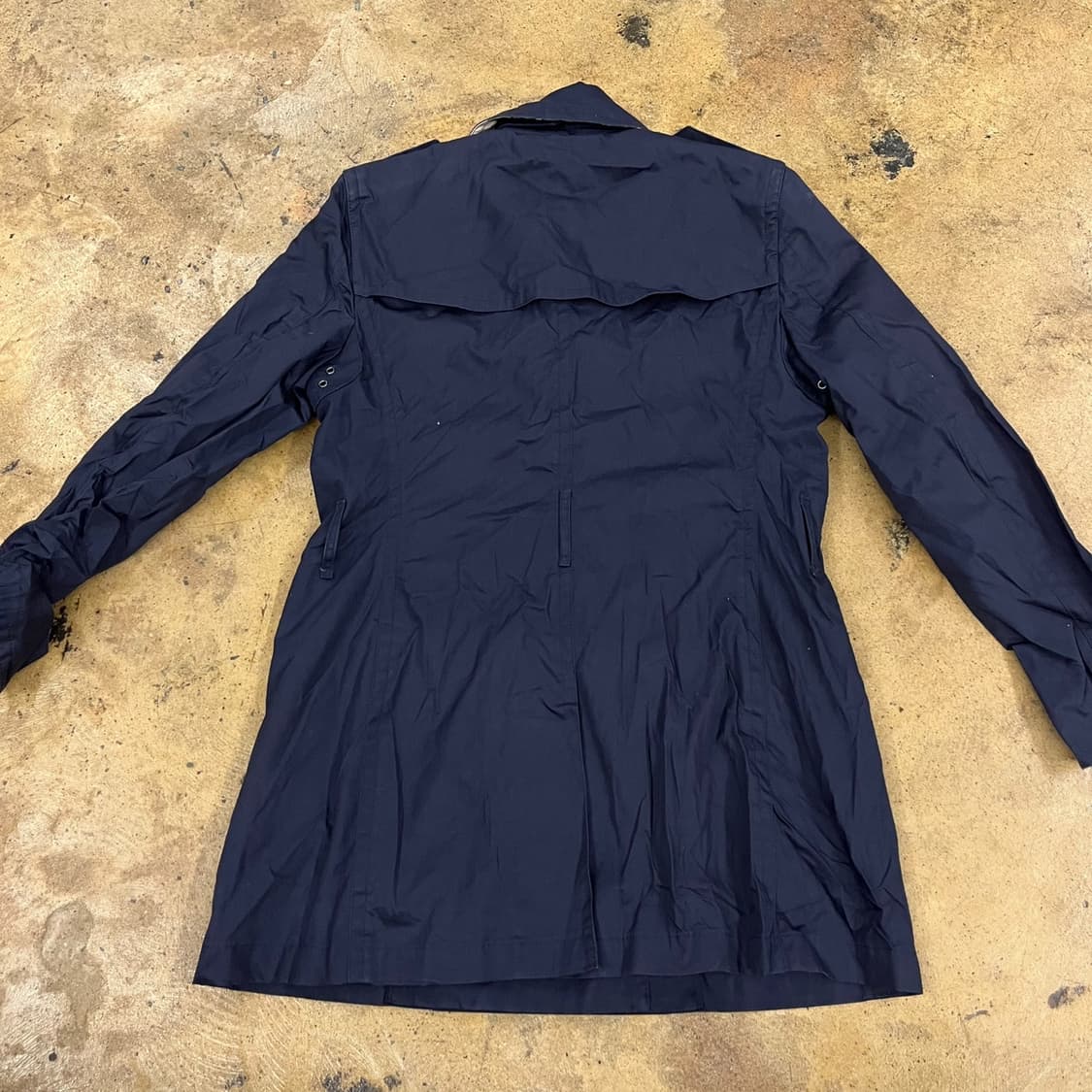 [정품] 버버리 네이비 트렌치코트 b19 상품이미지4