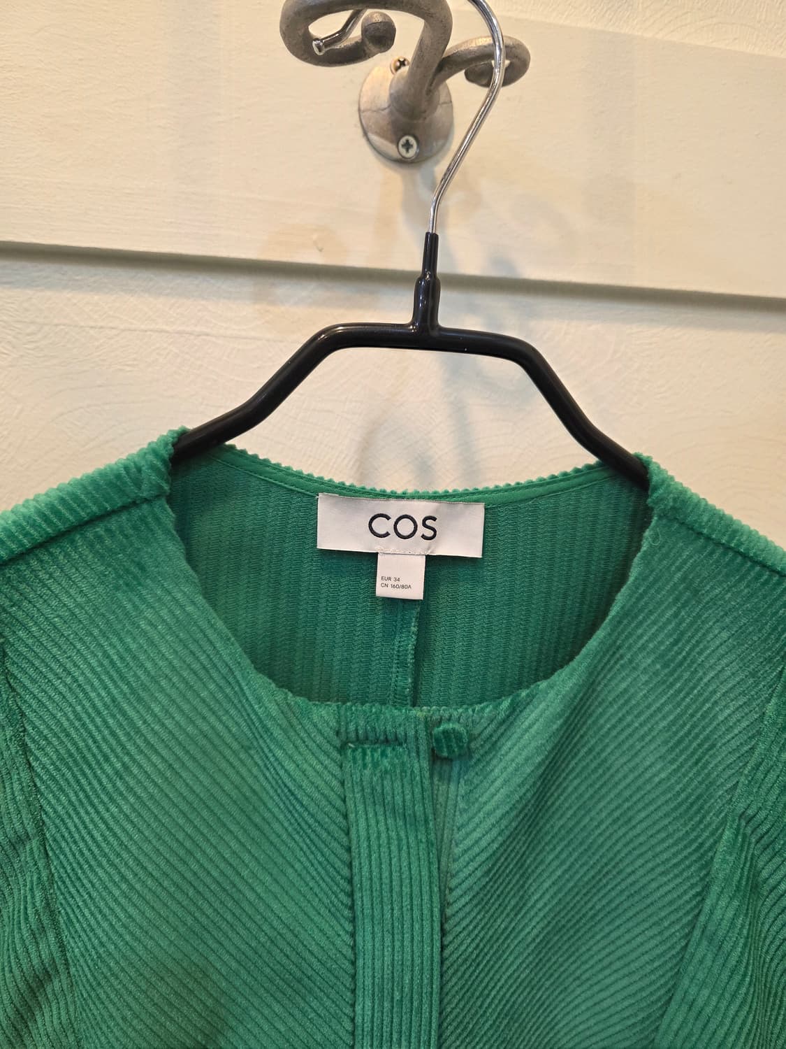 COS 코스 그린 코듀로이 원피스 상품이미지1