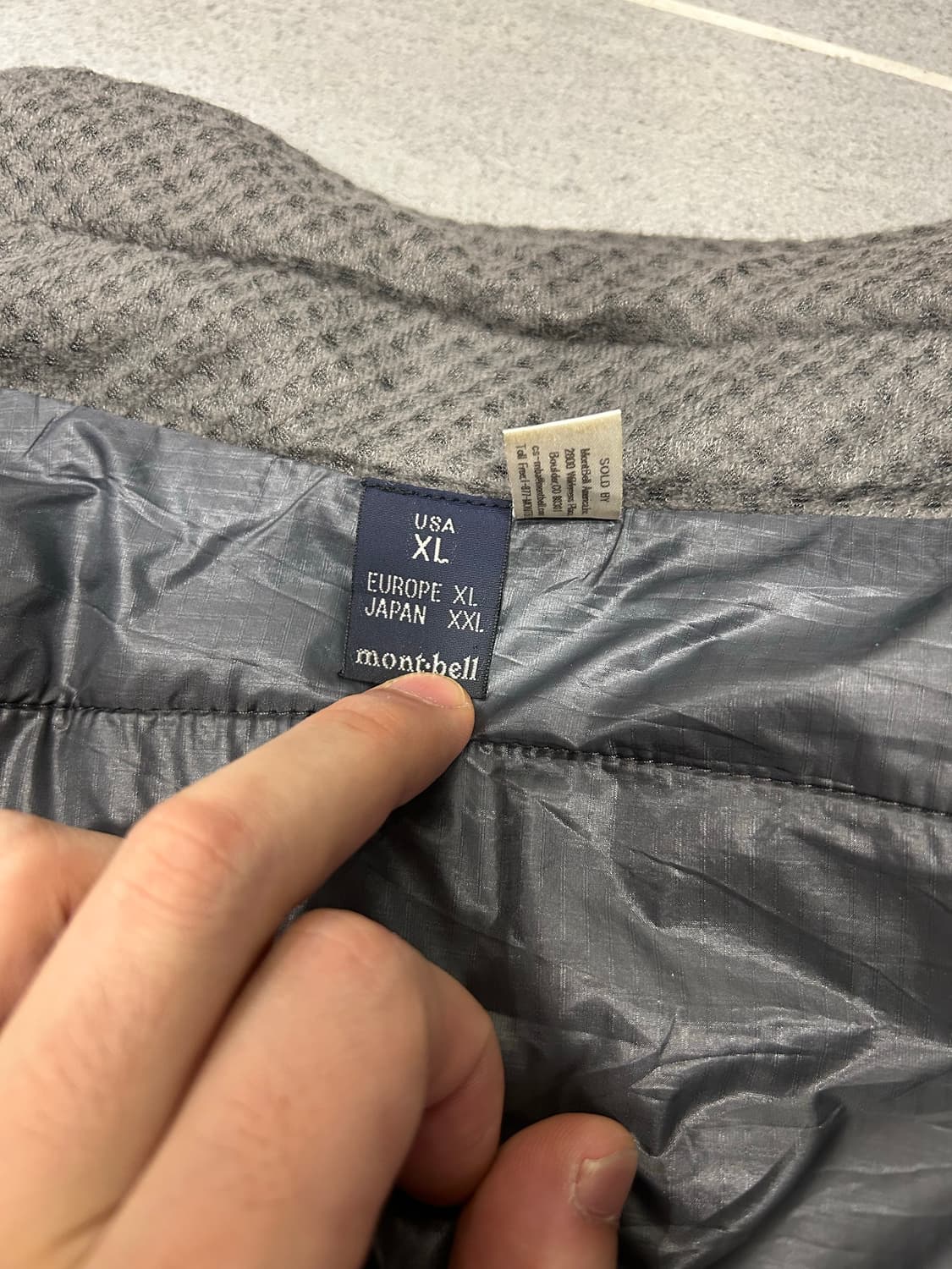 빈티지 몽벨 경량패딩 japan xxl 상품이미지3