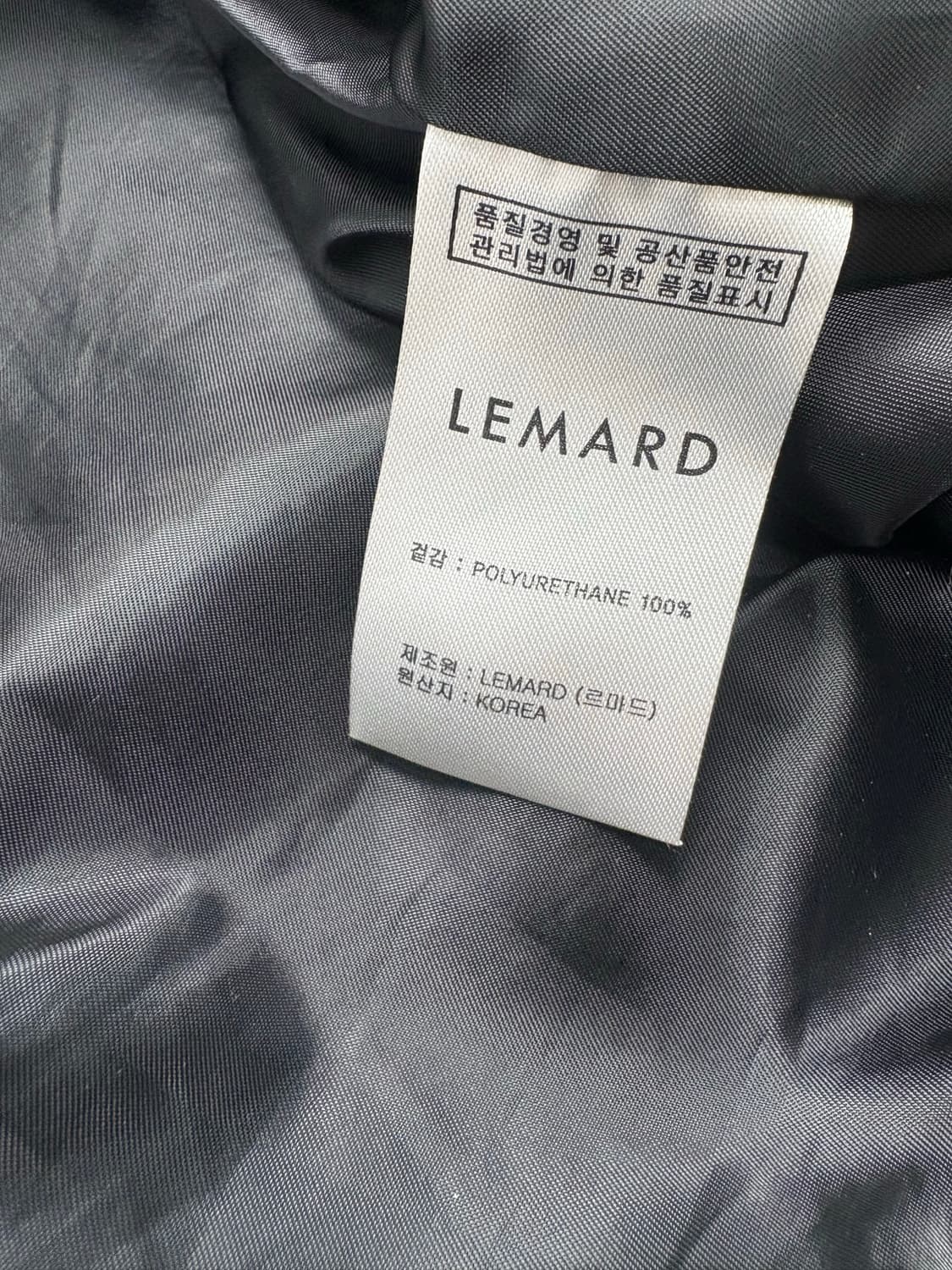 르마드 레더 자켓 블랙 상품이미지8