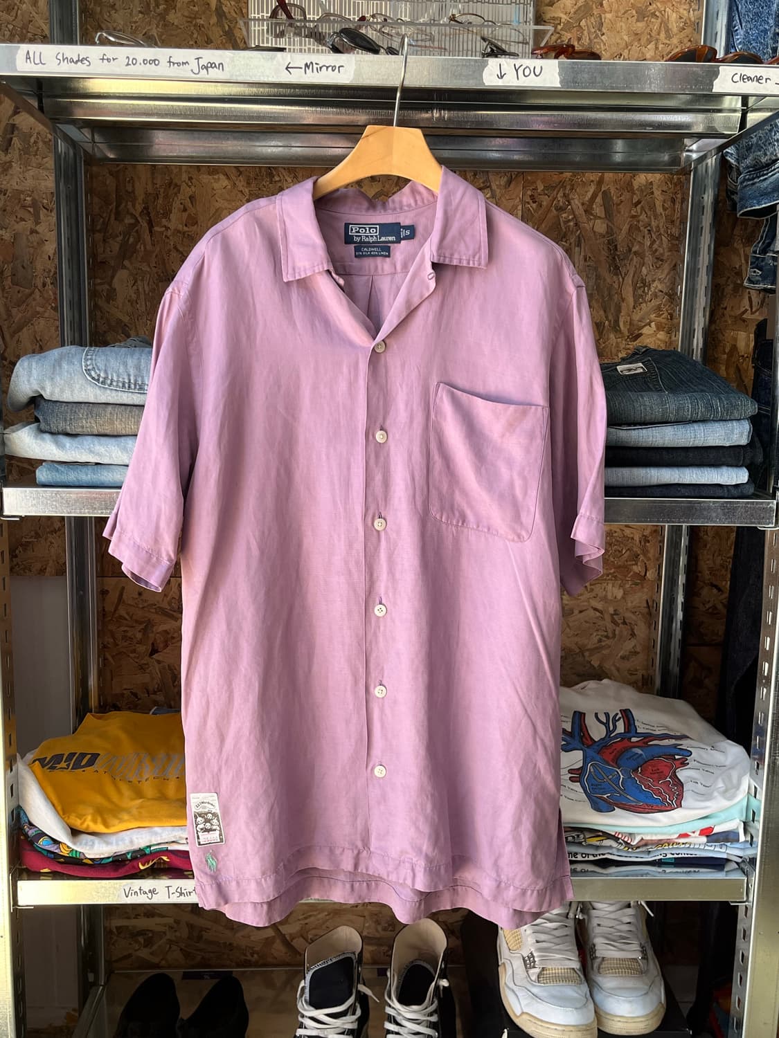 Polo Ralph Lauren Silk Linen Camp Shirts 상품이미지1