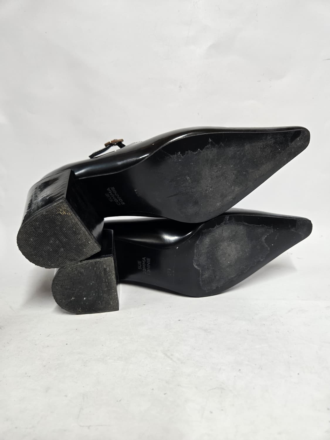 SUECOMMA BONNIE 메리제인 투톤 펌프스 블랙 230 상품이미지6