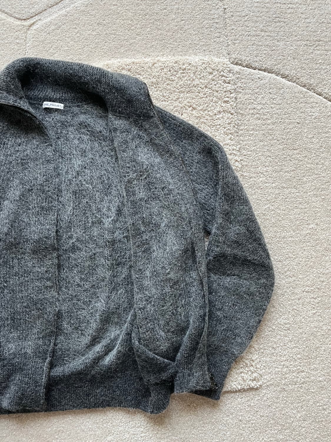 드레프로젯 모헤어 집업 가디건 (size 3 / 103-105) 상품이미지7