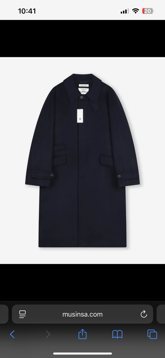 비슬로우 발마칸코트 XL 네이비 상품이미지1