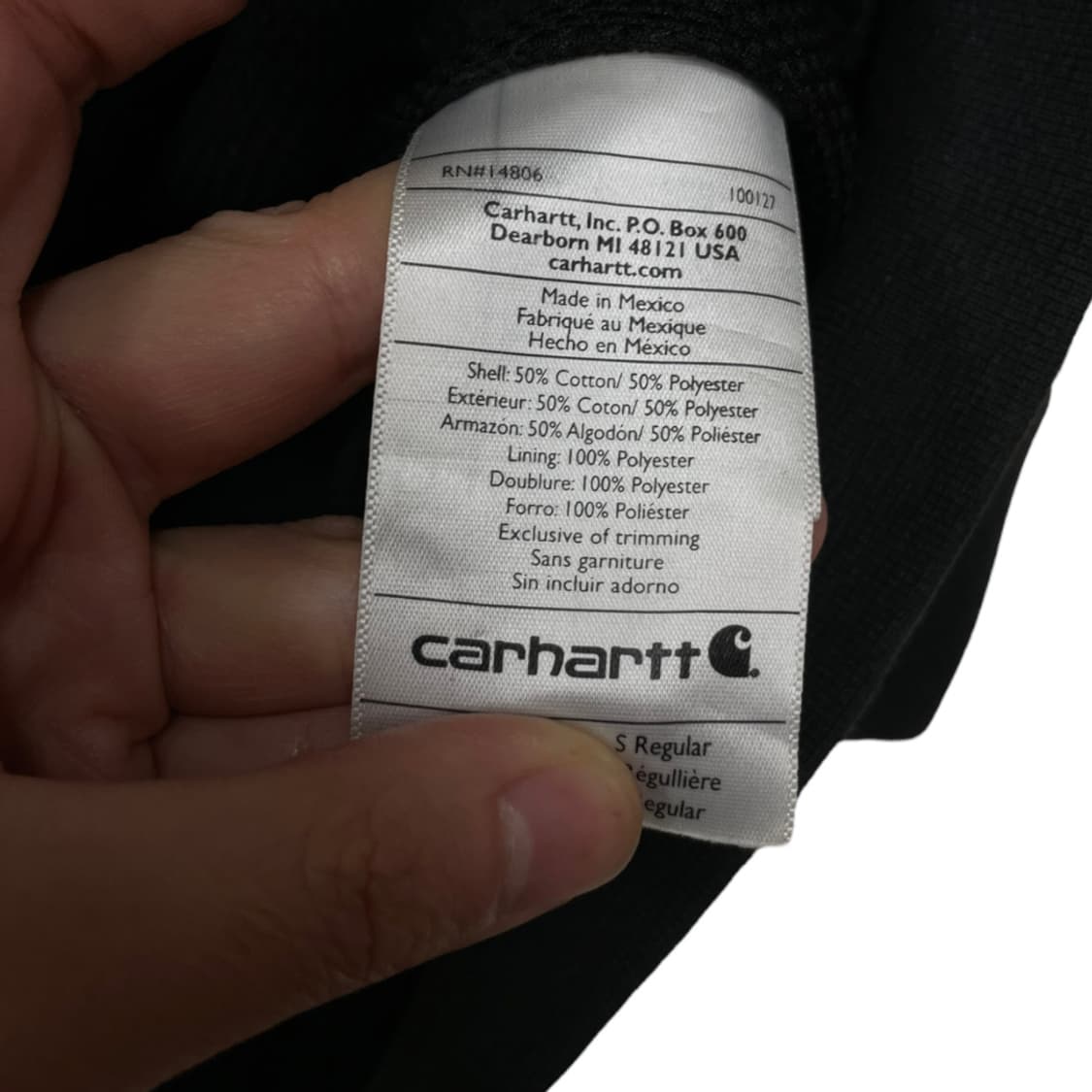 칼하트 써멀 후드집업 상품이미지5