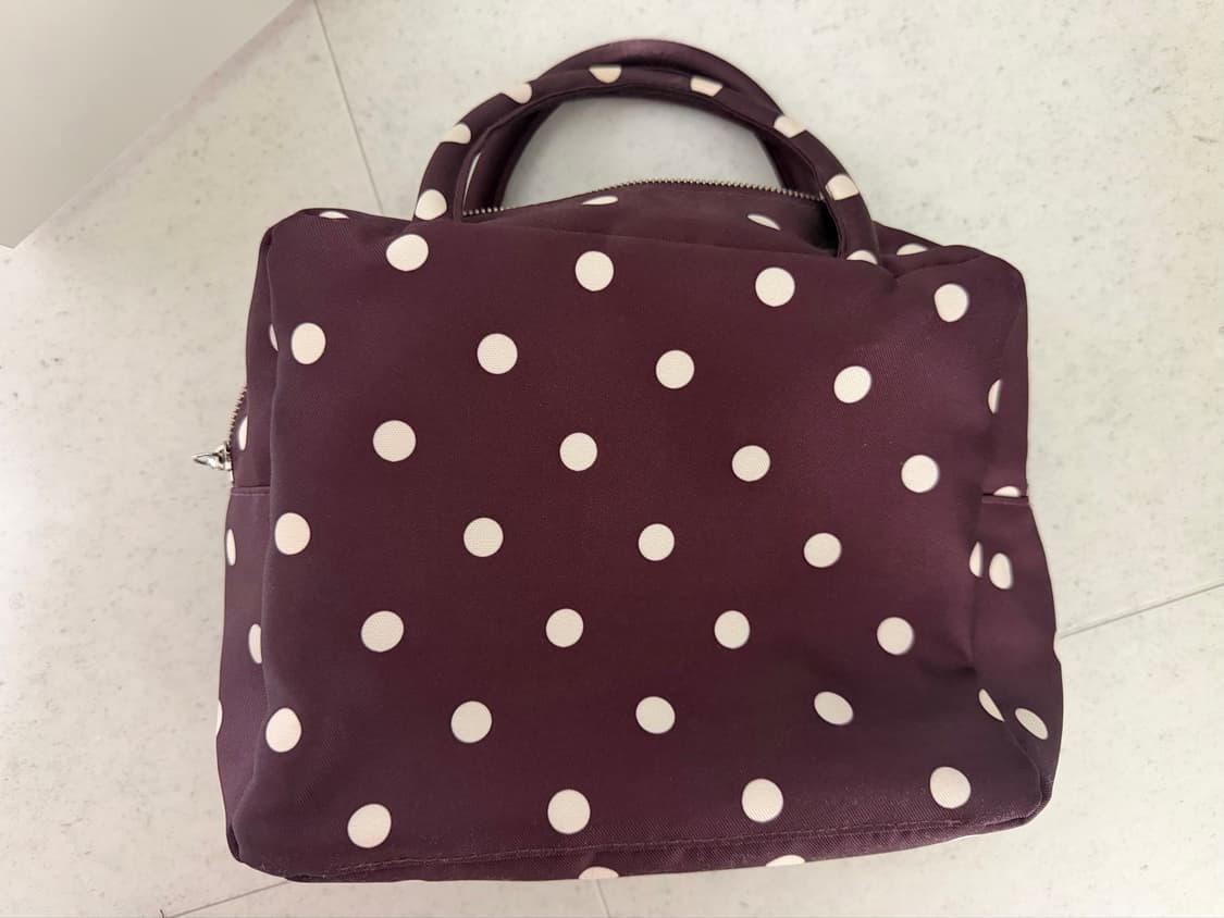 피치바스켓마켓 Polka Dot Bag_purple 상품이미지3