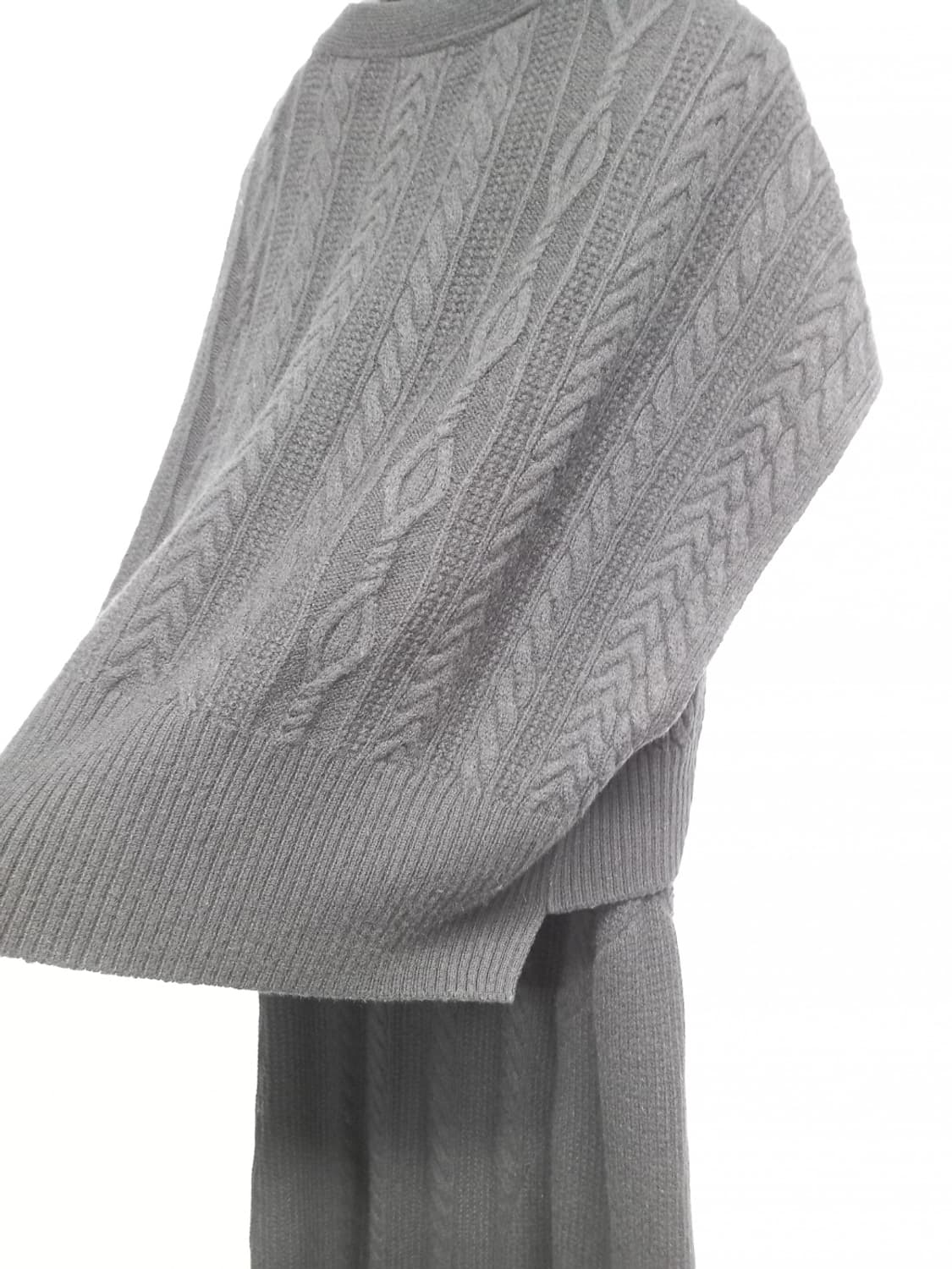 시스템 춘추동 모 맥시 니트원피스 F 33-66 상품이미지8