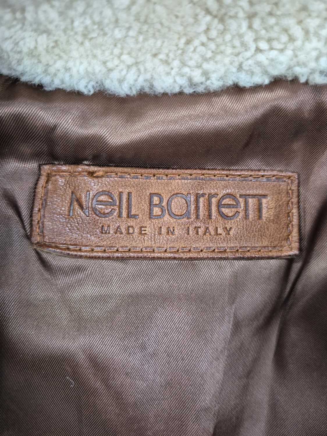 NELL BARRETT 레더조끼 상품이미지3