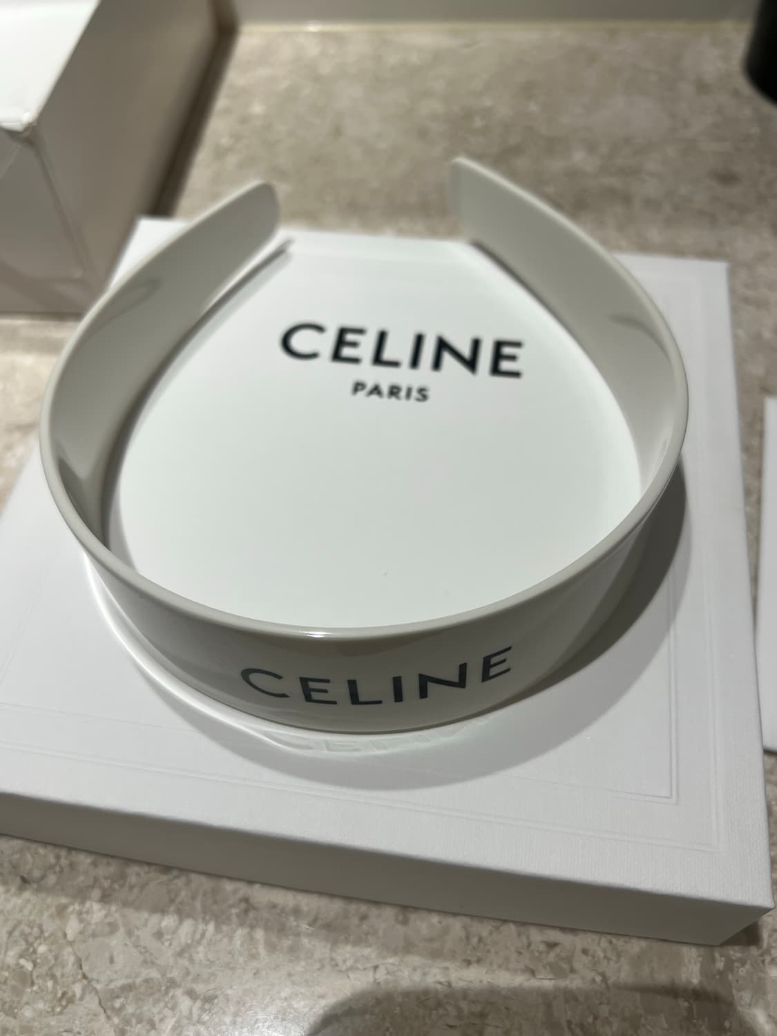 셀린느 로고 헤어밴드 헤드밴드 머리띠 상품이미지3