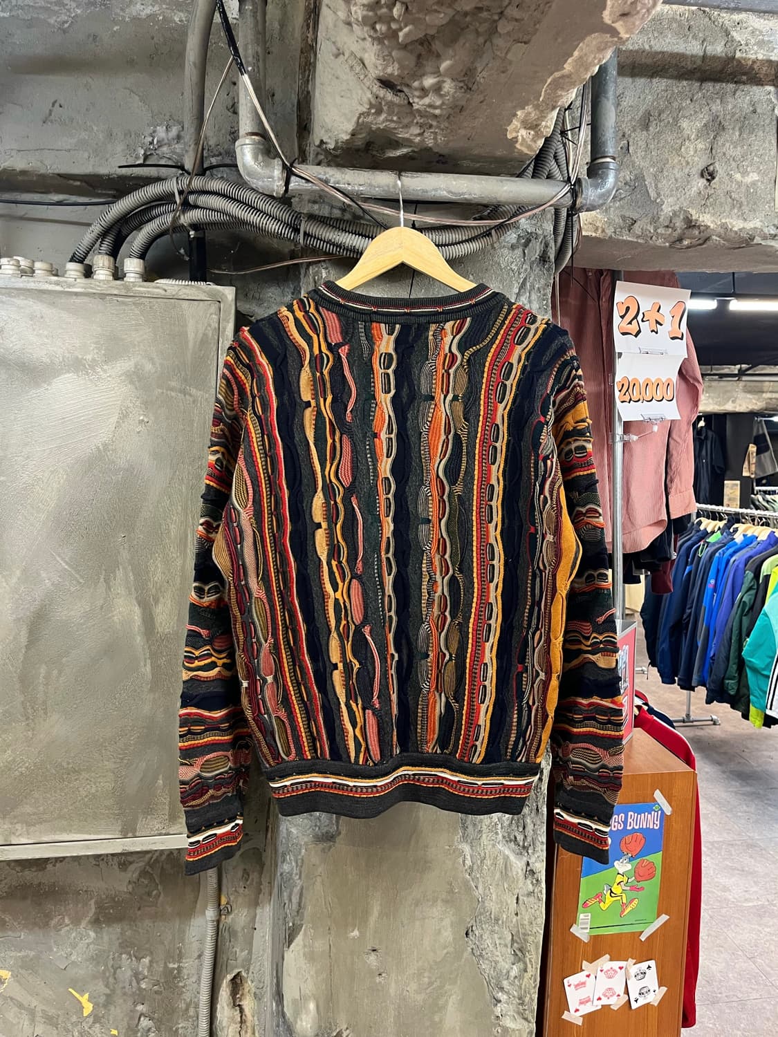 빈티지 케이블 니트 L #csz3079 상품이미지2